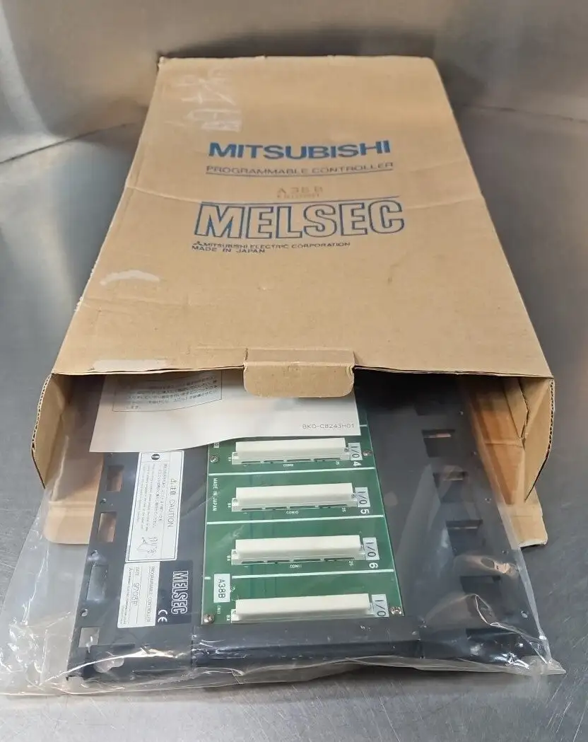 MITSUBISHI A38-B PLC RACK. Loc3F