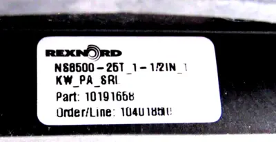 NEW REXNORD 10191658 SPROCKET NS8500-25T_1-1/2IN_1KW_PA_SRL