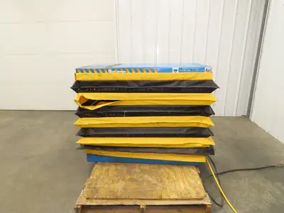 Bishamon Optimus Hydraulic Lift Table 2500lbs 36" Travel 24x48" Top 3Ph