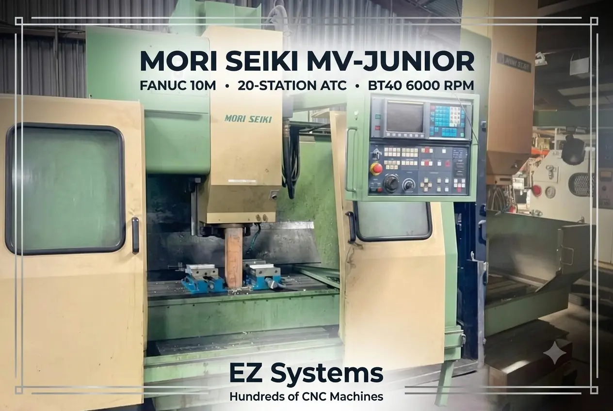 Used MORI SEIKI MV-JUNIOR Vertical Machining Centers California US | [EZ] EZ Systems #1228101