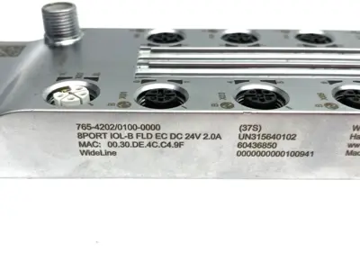 USED WAGO 8-PORT-IO-LINK MASTER CLASS B ETHERCAT WIDELINE 16-CHAN