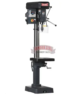 New | in-Stock DAKE SB-32V Heavy Duty & Sensitive Single Spindle Drills Michigan US | Vander Ziel Machinery Sales #480103