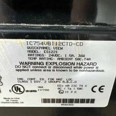 USED GE Fanuc IC754VBI12CTD-CD