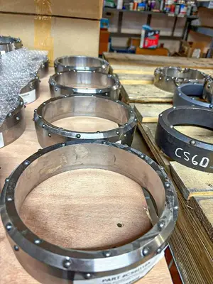New | in-Stock AFTERMARKET 6" DUAL ROTARY CASING SHOE 12 Rock Drills Pennsylvania US | East West Machinery & Drilling #1417854