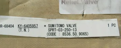 NEW SUMITOMO SPRT-03-250-13 RELIEF VALVE SPRT0325013