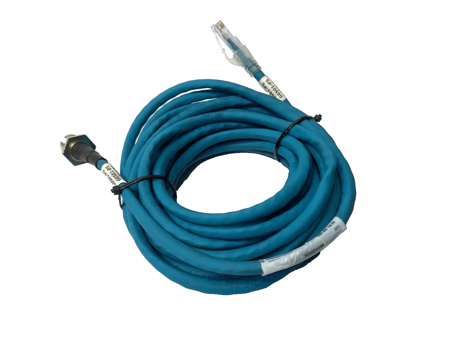 USED LUMBERG AUTOMATION ETHERNET CORDSET M12F TO RJ45M 900004096