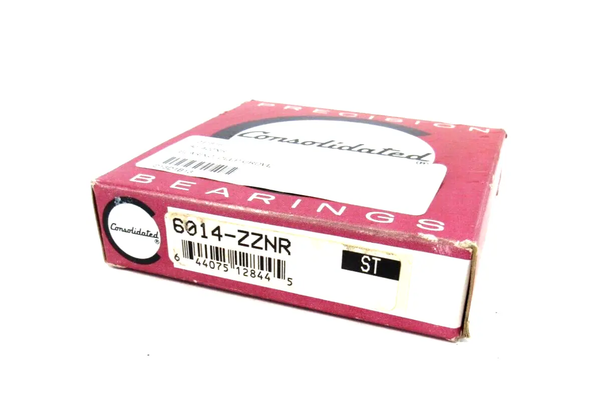 NEW CONSOLIDATED PRECISION BEARINGS 6014-ZZNR BALL BEARING 6014ZZNR