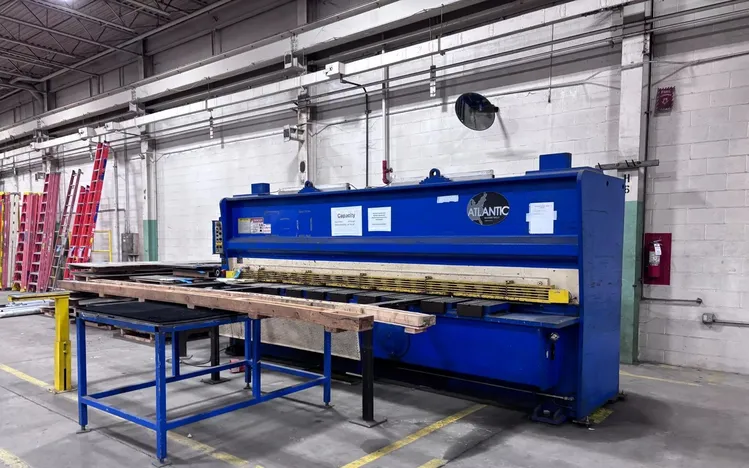Used ATLANTIC HDS-3/8-14 Power Squaring Shears (Gauge) Ohio US | Mohawk Machinery #925301