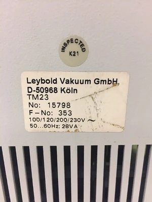 USED LEYBOLD TM23