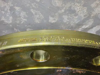 16" Class 150 Slip On Flange B.16, PN20