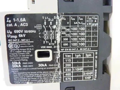 USED TELEMECANIQUE GV2-M06