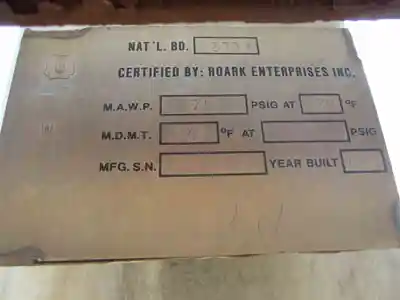 18 " dia roarke enterprises  inc. stainless steel packed columns