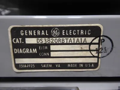 General Electric DS3820RBTA1A1A SBA00 Communication Board Assembly Used