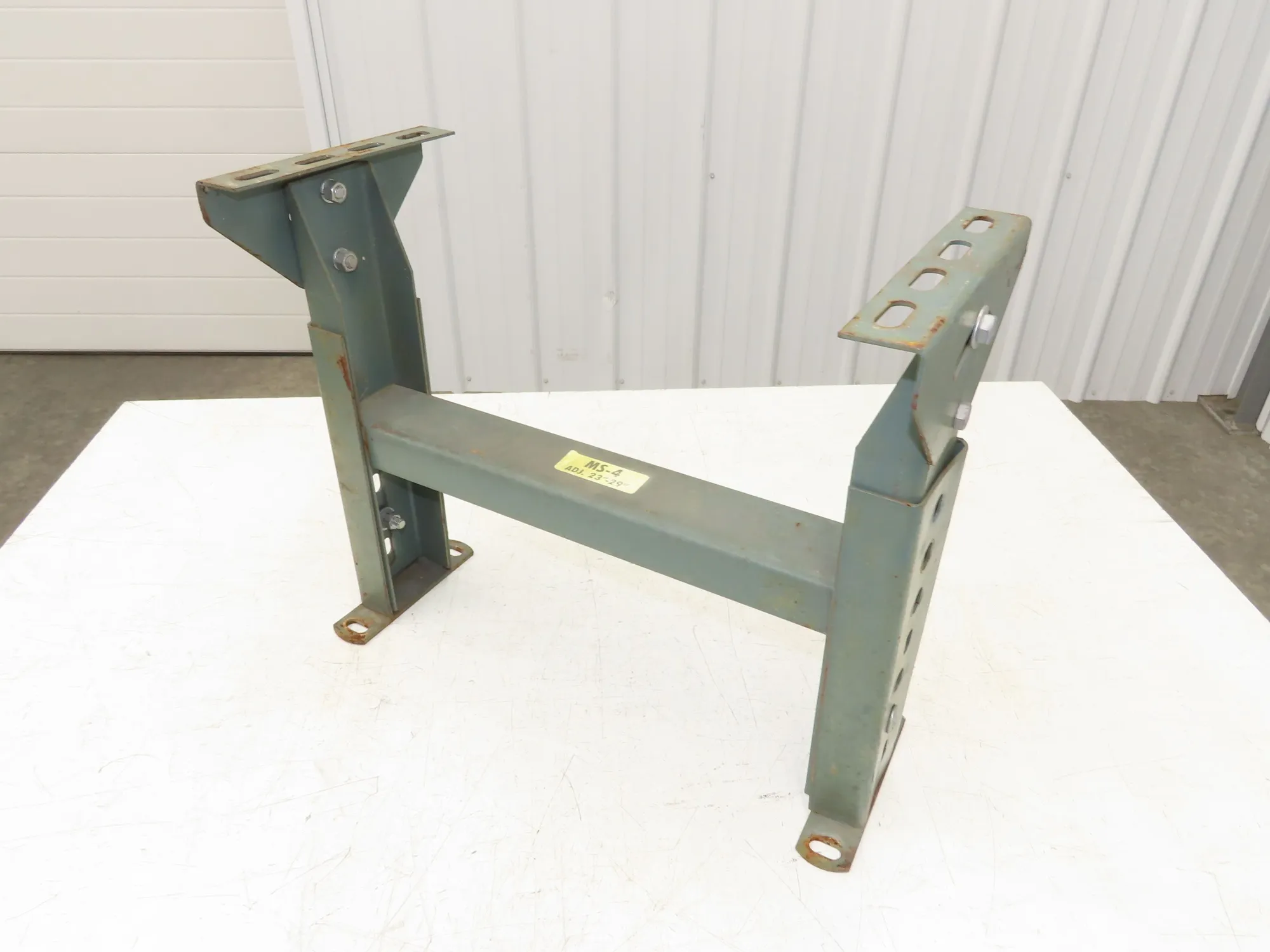 Hytrol MS-4 18"W Conveyor Leg Stationary Floor Support 15-5/8" to 21-5/8"H