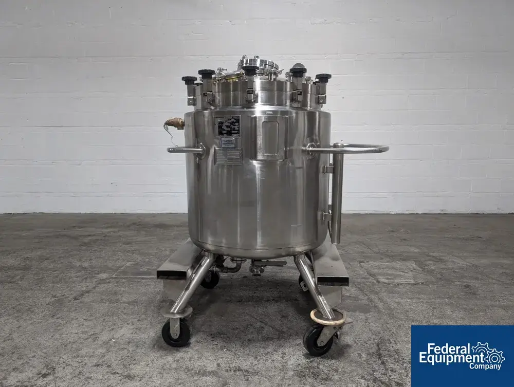 USED Feldmeier 200 Liter Feldmeier Reactor Body, 316L S/S, 45/100#