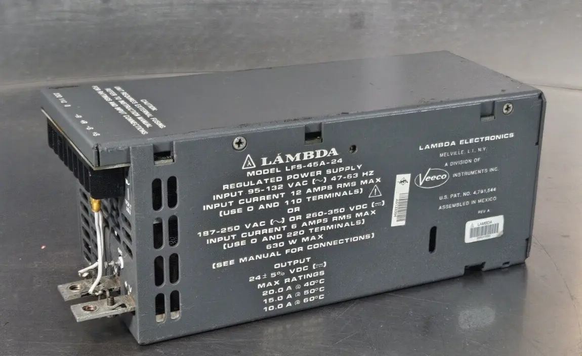 Lambda Electronics LFS-45A-24 Regulated Power Supply 20A 24VDC (BIN731)