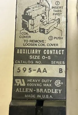 USED ALLEN-BRADLEY 595-AA