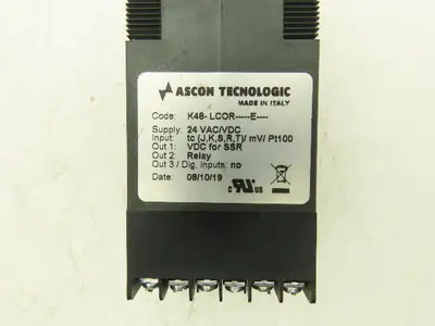 Ascon Tecnologic K48 Mini Programmer Controller Relay With Independent Timer