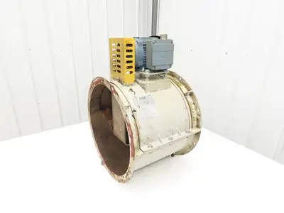 Fulta Electric DBRO4M246 Tube Axial Blower Duct Fan 16" 2300 CFM 0.37kw 220V 3PH