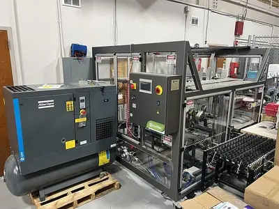 USED 2020 ENDFLEX POPLOK TRAY FORMER 2-TUCK DUAL STATION