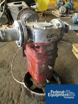 USED LOBEFLO 3" LOBEFLO ROTARY LOBE PUMP, S/S, 7.5 HP