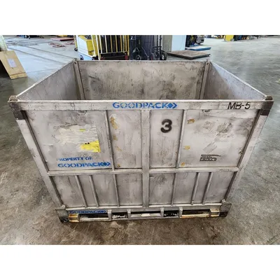 Used GoodPack Metal Tote Reuseable Intermediate Bulk Container MB5