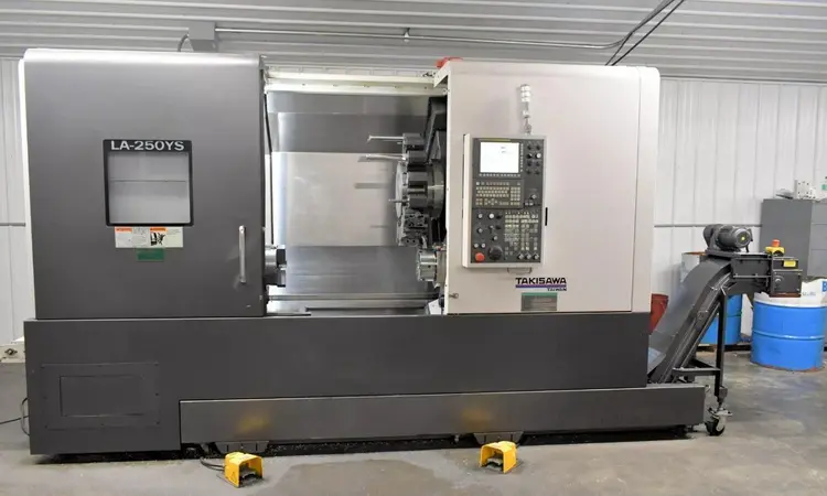 Used 2018 TAKISAWA LA-250YS CNC Lathes Michigan US | Tramar Industries #902398