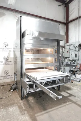 MIWE 2014 ELECTRIC CONDO TRIPLE DECK OVEN STEAM INJECTED W/ OVEN LOADER MODEL CO 3.1212