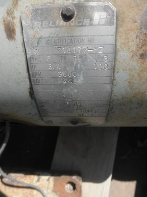 USED RELIANCE 56WG16A