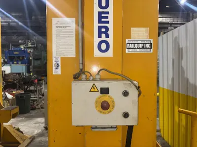 (4) 20 TON (160,000 LBS TOTAL) RAILWAY / NEUERO HEAVY DUTY MOBILE VERTICAL LIFT JACKS: YOBRO #24229
