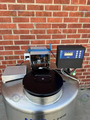 USED CHART MVE XLC 810 HE-F LIQUID NITROGEN CRYOGENIC STORAGE TANK W/ TEC 3000