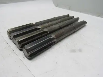 NATIONAL 1" Reamer #1 MT 8 Flute 10" O.A. 2"+ Cutter Length Lot/4