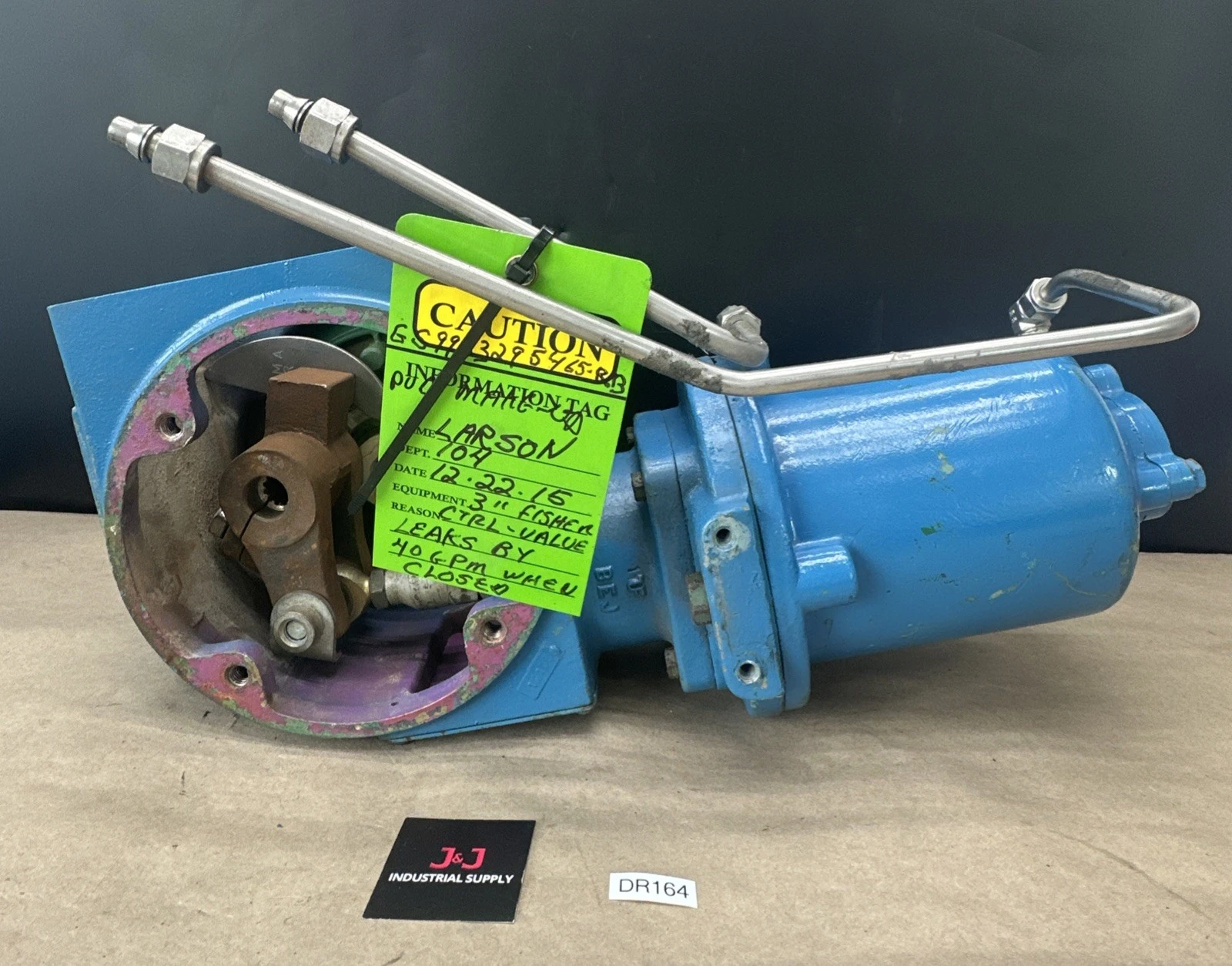 FOR PARTS/REPAIR- Fisher Controls 1061-8500-3516 Flow Control Valve FAST SHIPPED