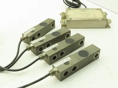 HBM BLC-1.25K  3750 Lb Load Cell for Industrial Floor Scale 15000 Lb  Set of 4