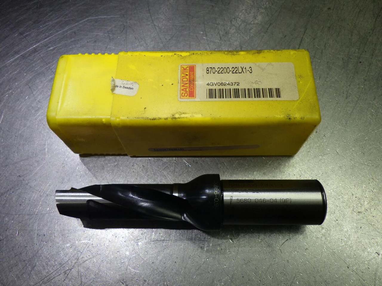 Sandvik 22-22.99mm Coolant Thru Indexable Drill 870-2200-22LX1-3 (LOC3520)