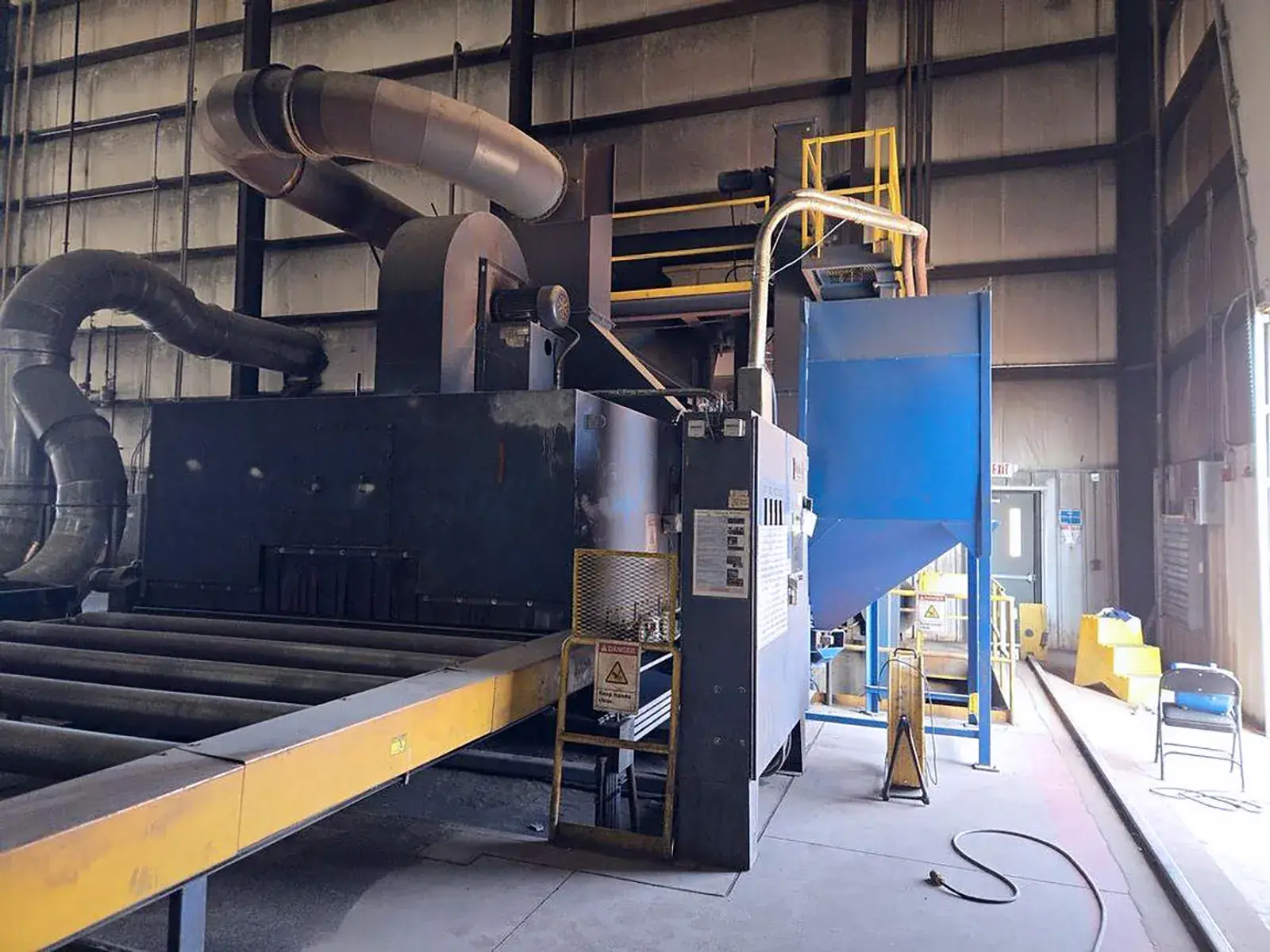 Used 2008 Blastec 11.25' Plate / Beam Blaster Finishing Machines Texas US | Machine Tool Bids #1509631