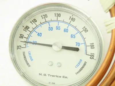 Trerice 91400 Temperature Regulator 1/2" Valve 8' Capillary Self Operating 165°F