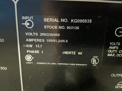 Used MILLER SHOPMASTER 300 AC/DC Arc Welders Ohio US | HGR 24 #1411953