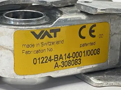 USED VAT 01.2 SERIES MINI GATE VALVE PNEUMATIC DOUBLE ACTING