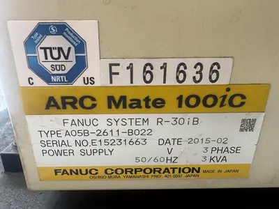 Used 2015 GENESIS/FANUC ARCMATE 100IC/12 Robots Michigan US | Aucto #1306784
