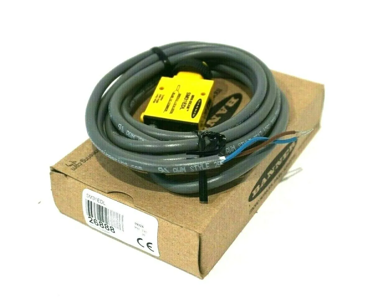 NEW BANNER ENGINEERING SM31EDL MINI-BEAM 26888