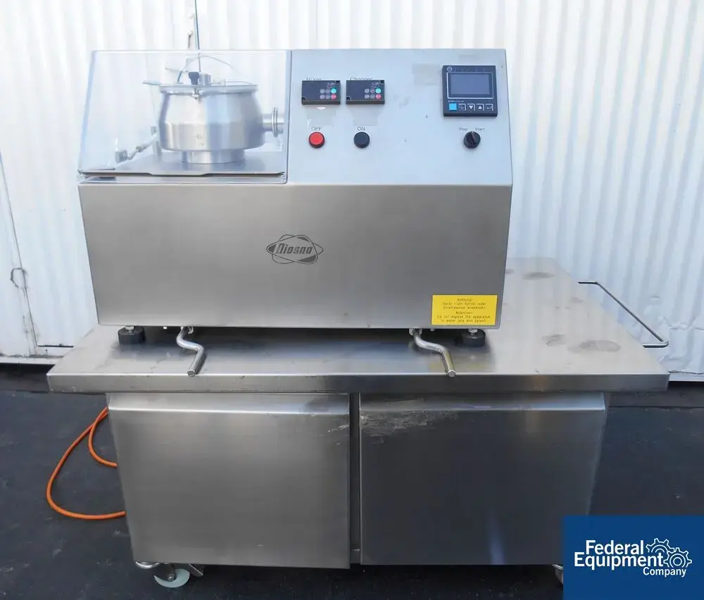 USED DIOSNA 4 Liter Diosna High Shear Mixer, Model P1/6, S/S