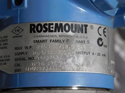 USED ROSEMOUNT ANALYTICAL 3051CD4A22A1AS1L4B4I5M5