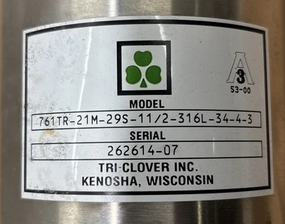 New | in-Stock Alfa Laval 761TR-21M-29S-11/2-316L-34-4-3 Valves/Fittings Indiana US | J&J Industrial Supply #1550115