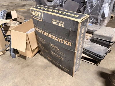 Used HUSKEY WEATHER BEATER FLOOR LINERS 2019-24 SILVERADO 1500 & 2500 CREW CAB Automotive Parts Michigan US | Miedema Asset Management Group #1334711