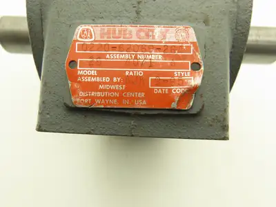 Hub City 0220-62069-264 Worm Gearbox 40:1 Reducer 44rpm 143TC Dual Output