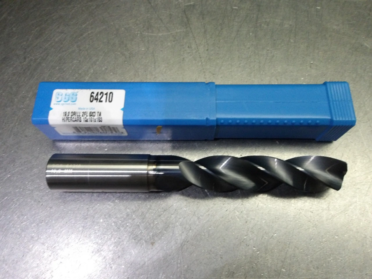 Kyocera/SGS 19mm Carbide 5xd Drill 19mm Shank 64210 (LOC2200)