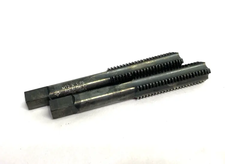 Used CLEVELAND M12 X 1.75 HSG D6 DI H2296 STRAIGHT FLUTE HAND TAP 4-FLUTE Taps & Dies | Maverick Industrial Sales #1102079