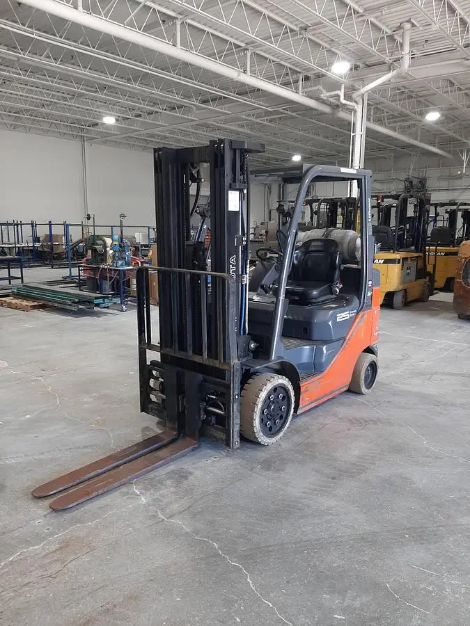 USED 2020 TOYOTA 8FGCU25 – 5000 LB. FORKLIFT