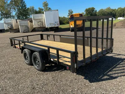 Used 2027 INTERSTATE 16' TANDEM AXLE Cargo Trailers Michigan US | Miedema Asset Management Group #1483952